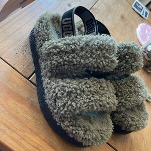 Ugg platform slippers